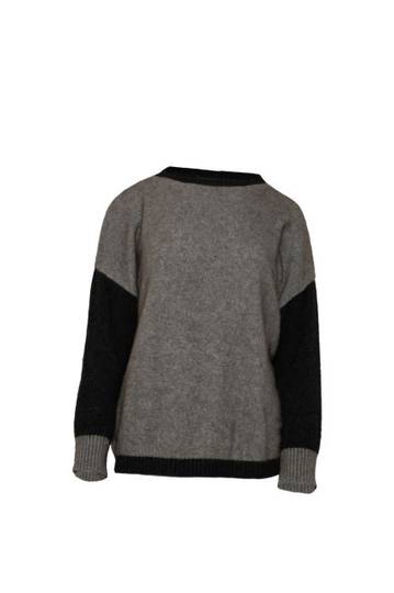 Merino Possum Contrast Jumper